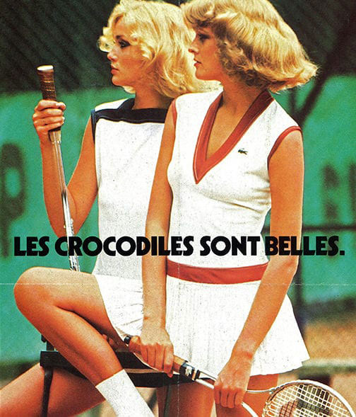 Lacoste 1970 Les Crocodiles Sont Belles
